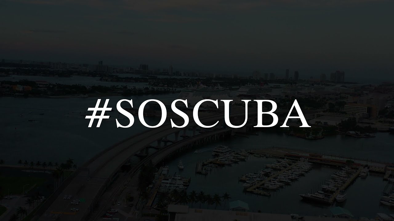 A text image displaying the hashtag #SOScuba