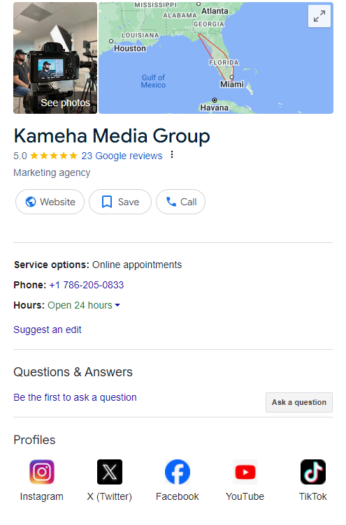 Google Business profile